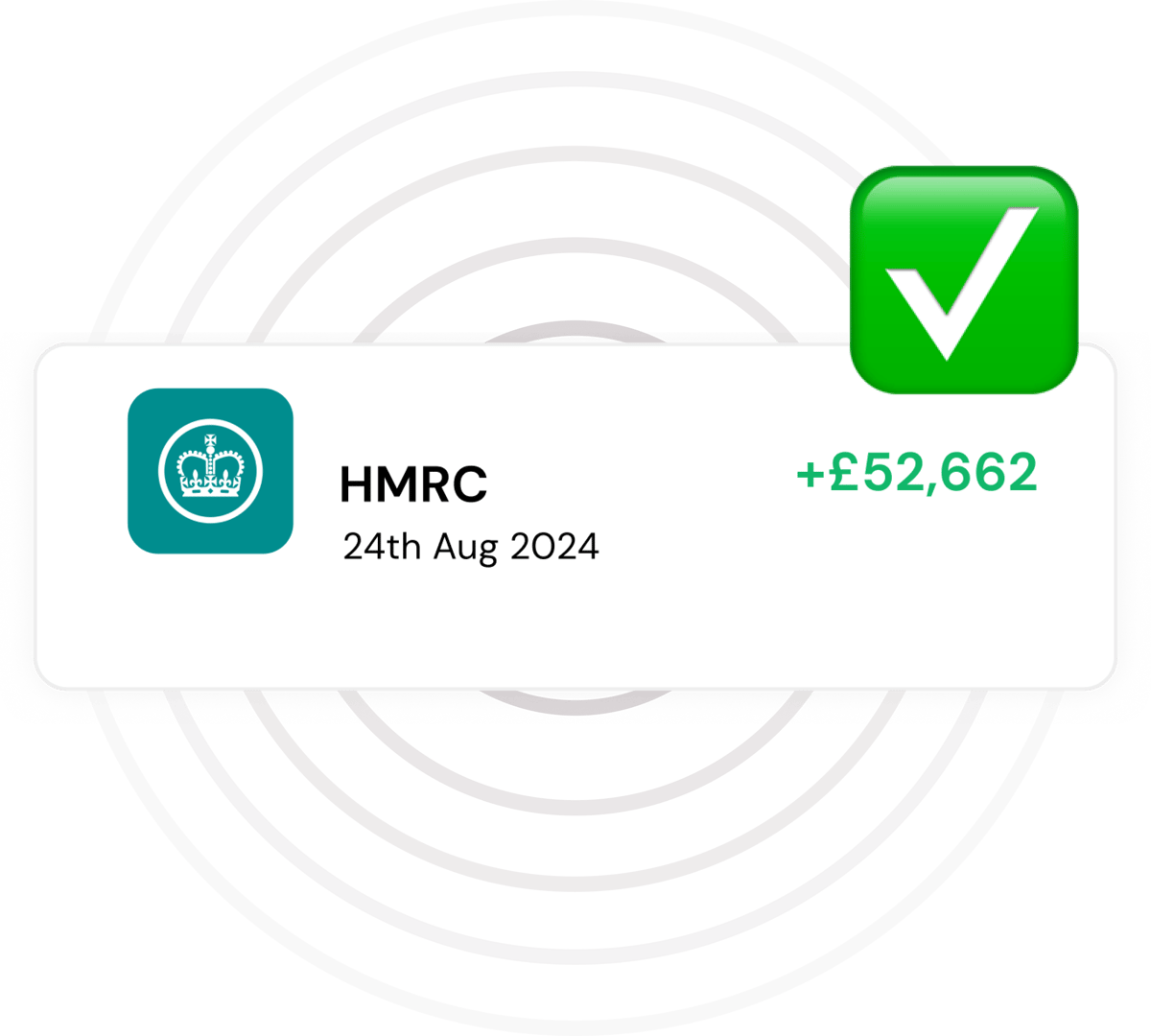 Illustration of an R&D tax relief payment from HMRC